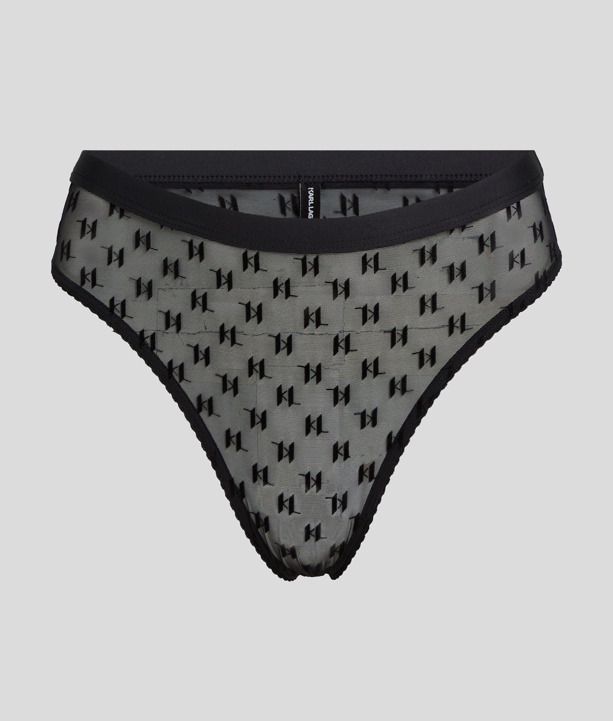 (image for) Well-Designed KL MONOGRAM MESH MID-RISE BRIEF